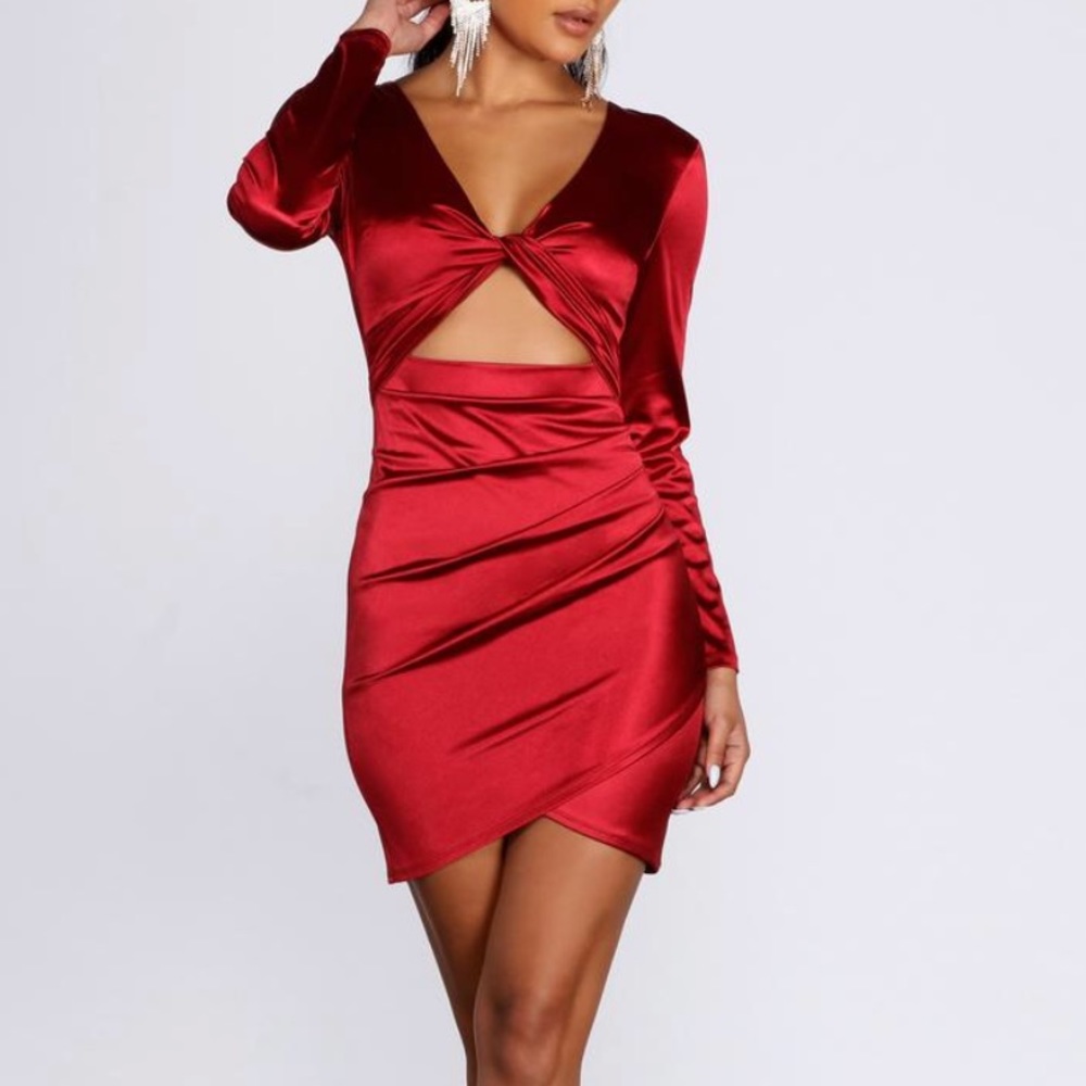 COPY - Red Satin Dress ✨ -Windsor